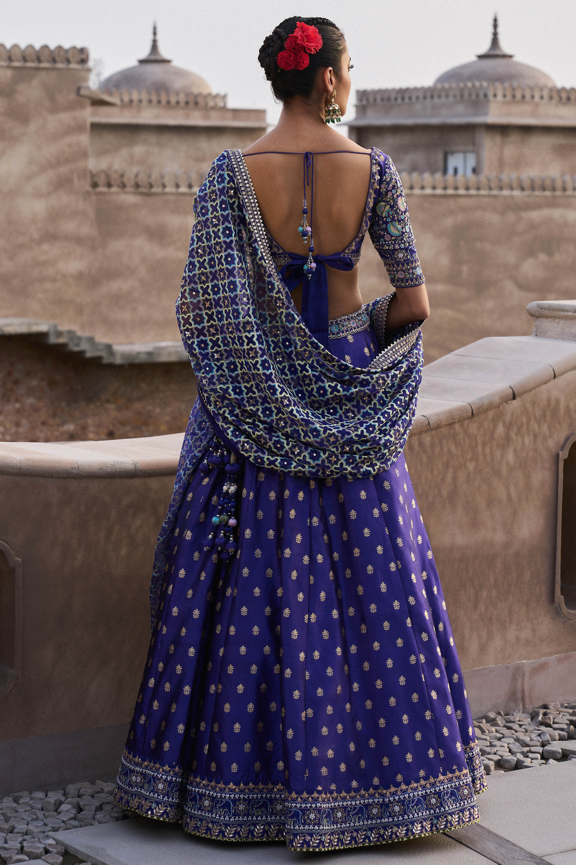 Ezra Lehenga - Blue